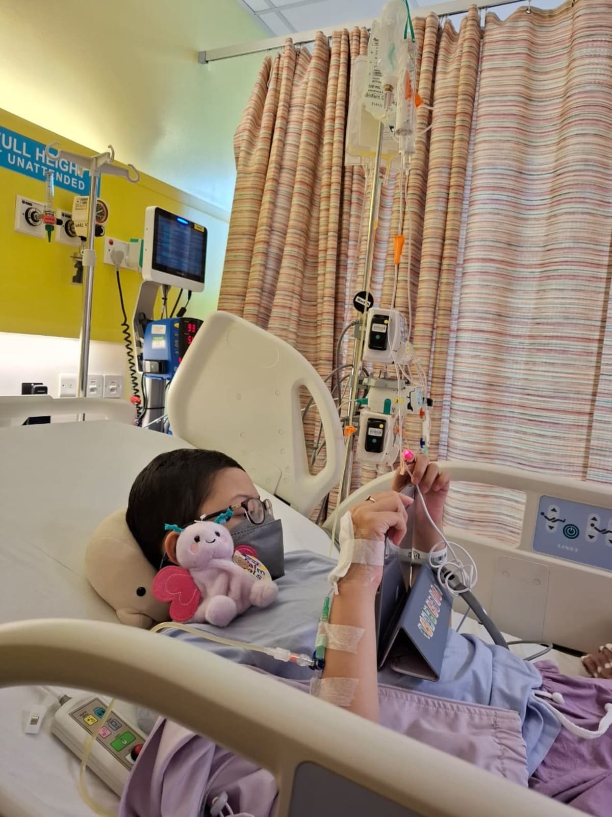 Graceline during treatment